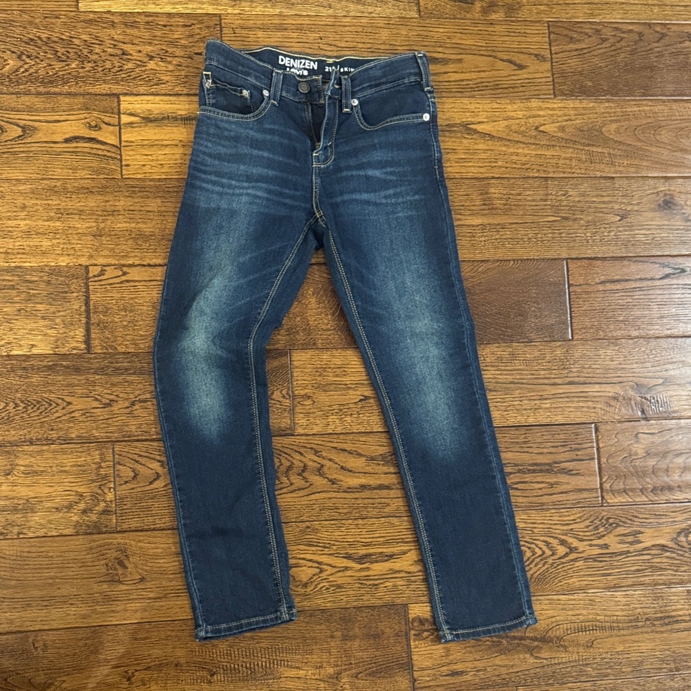 Denizen from Levi's Dark Blue Skinny Jeans boys size 12 slim